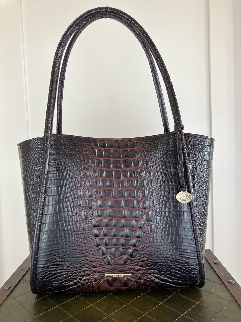 Brahmin Bailee Extra Large Tote Cocoa Ombré Melbourne